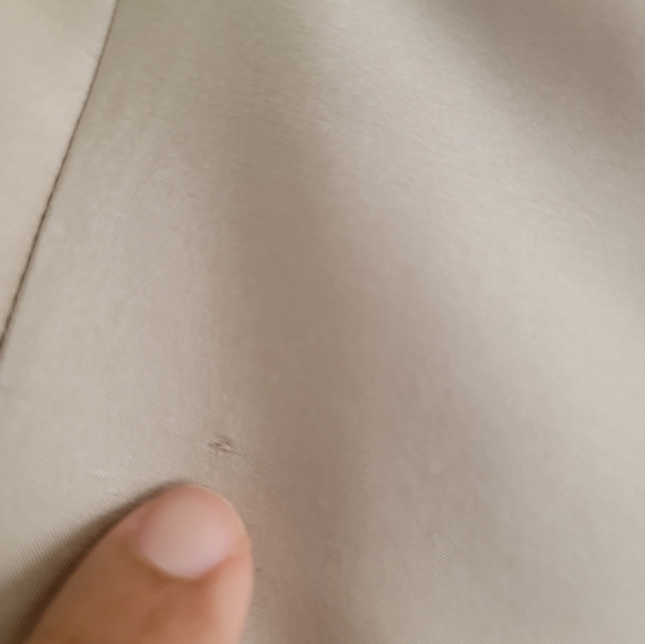 90% Silk Champagne Midi Skirt - Picture 4 of 9